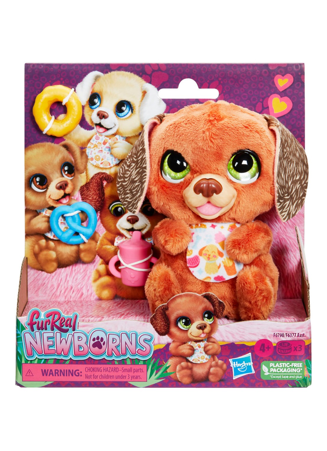 Hasbro Newborns Puppy knuffel - voorkant 3 undefined