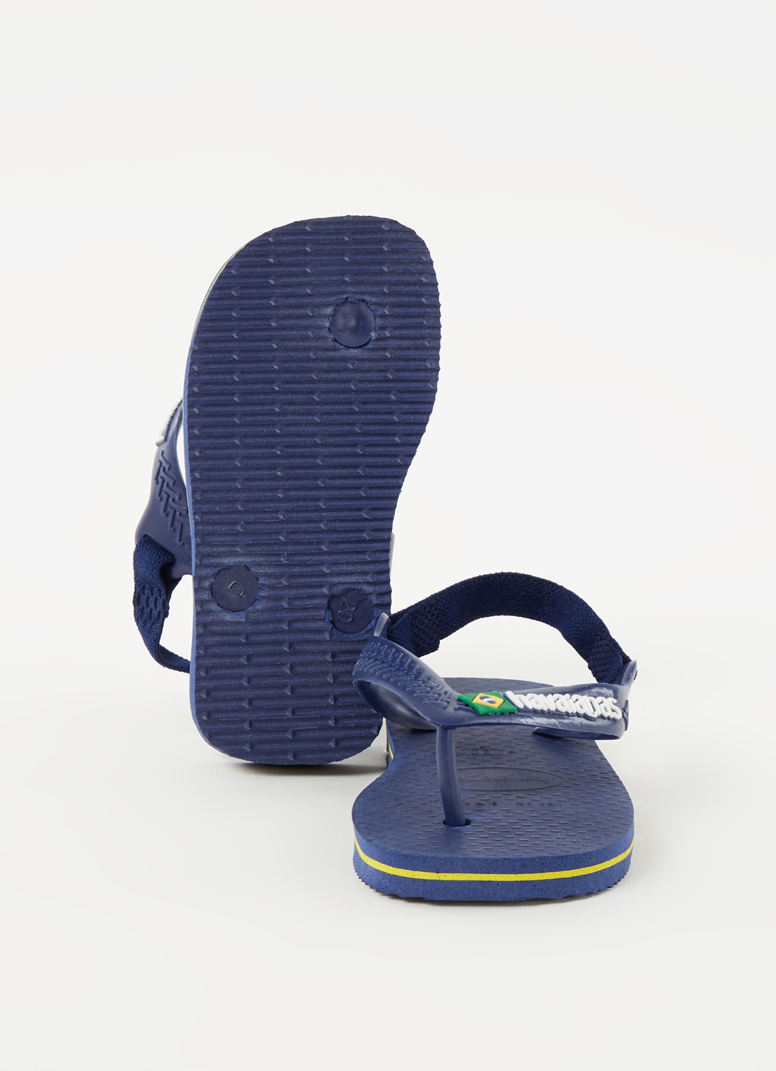 Havaianas Brasil slipper met hielbandje - detail 4 donkerblauw