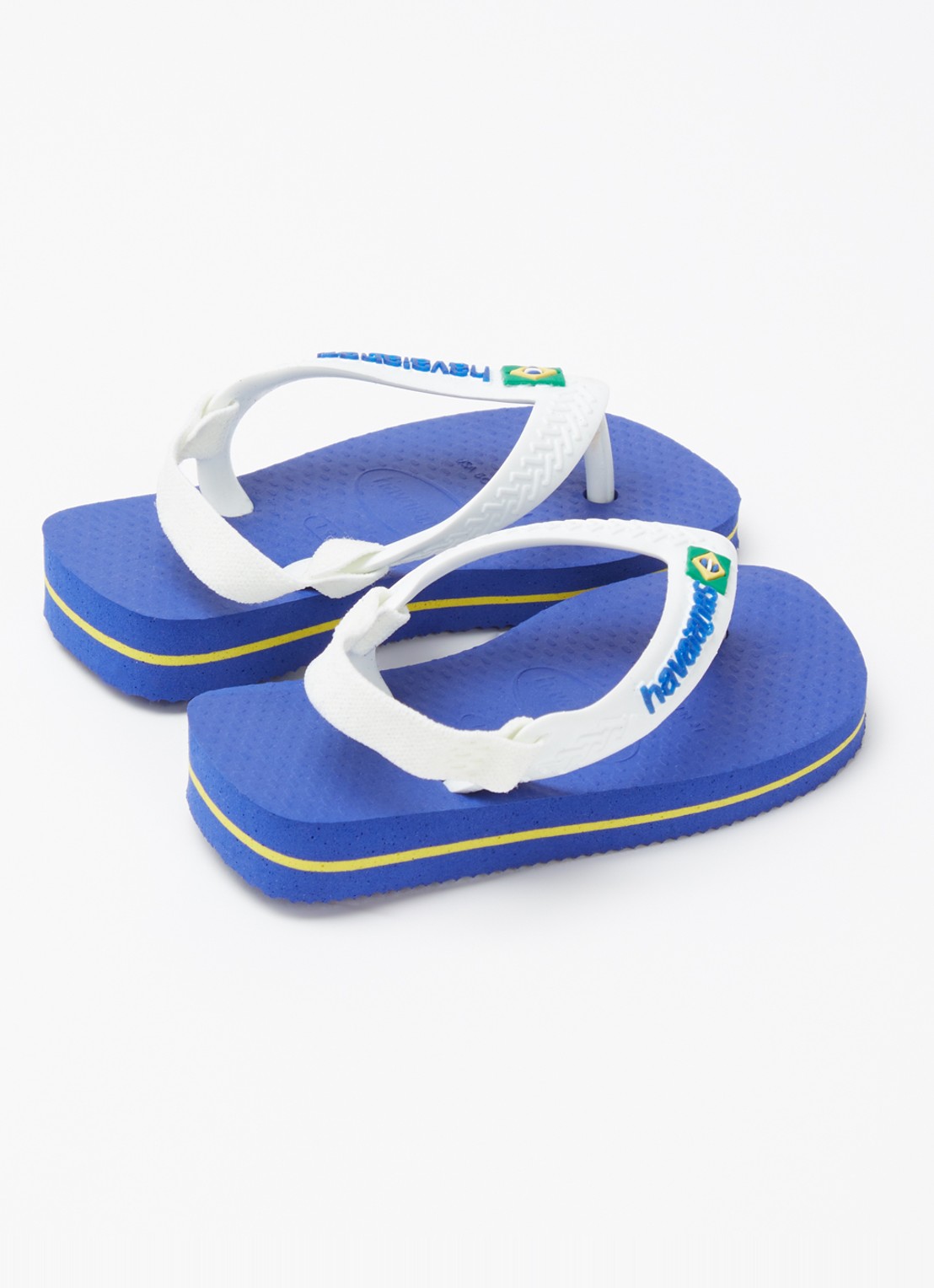 Havaianas Brasil slipper met hielbandje - achterkant 4 royalblauw