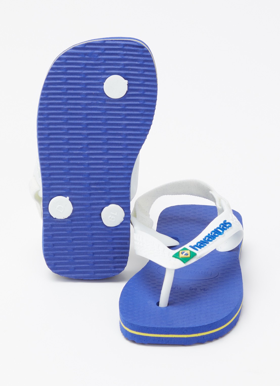 Havaianas Brasil slipper met hielbandje - detail 3 royalblauw