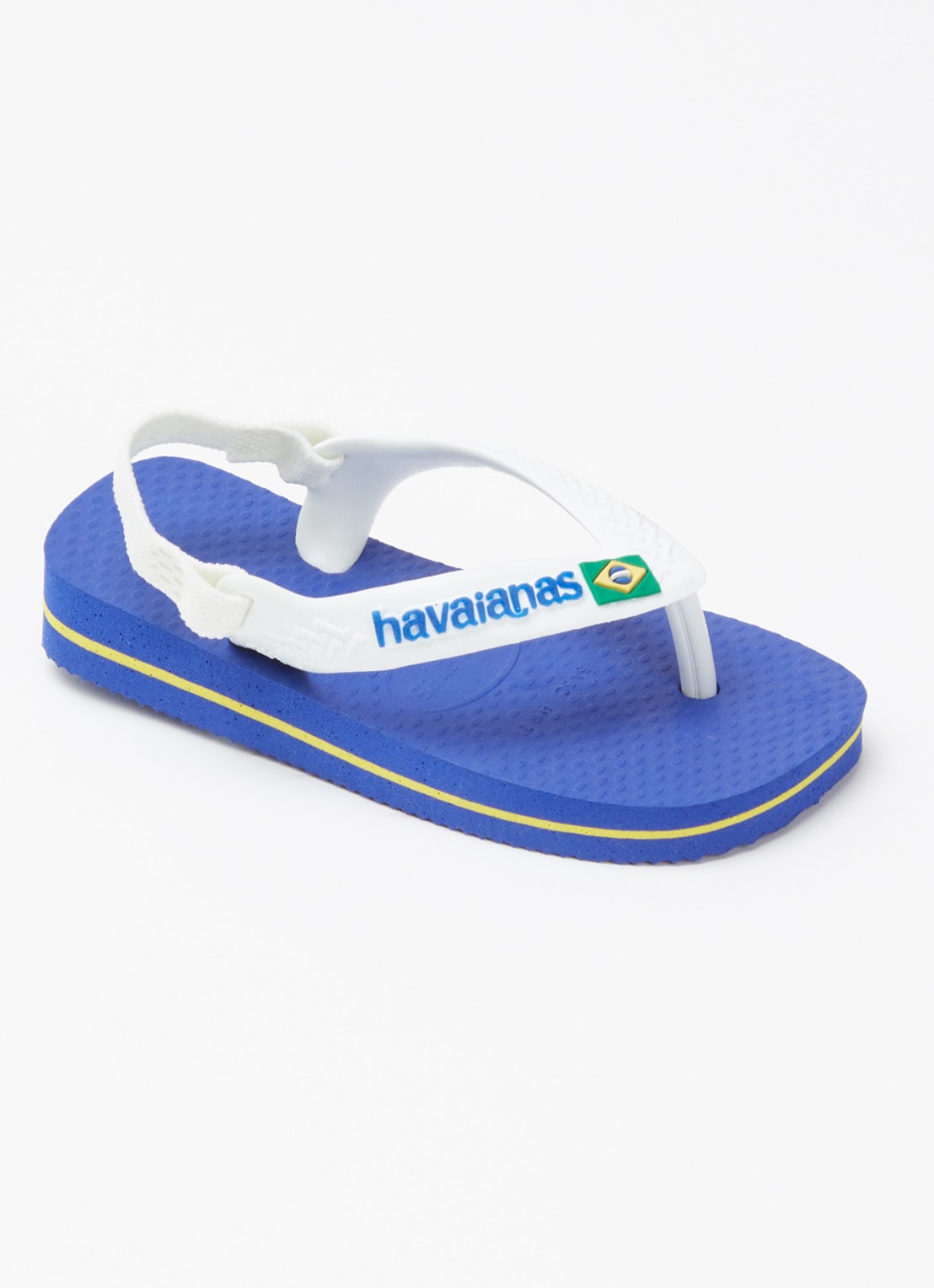 Havaianas Brasil slipper met hielbandje - voorkant 2 royalblauw