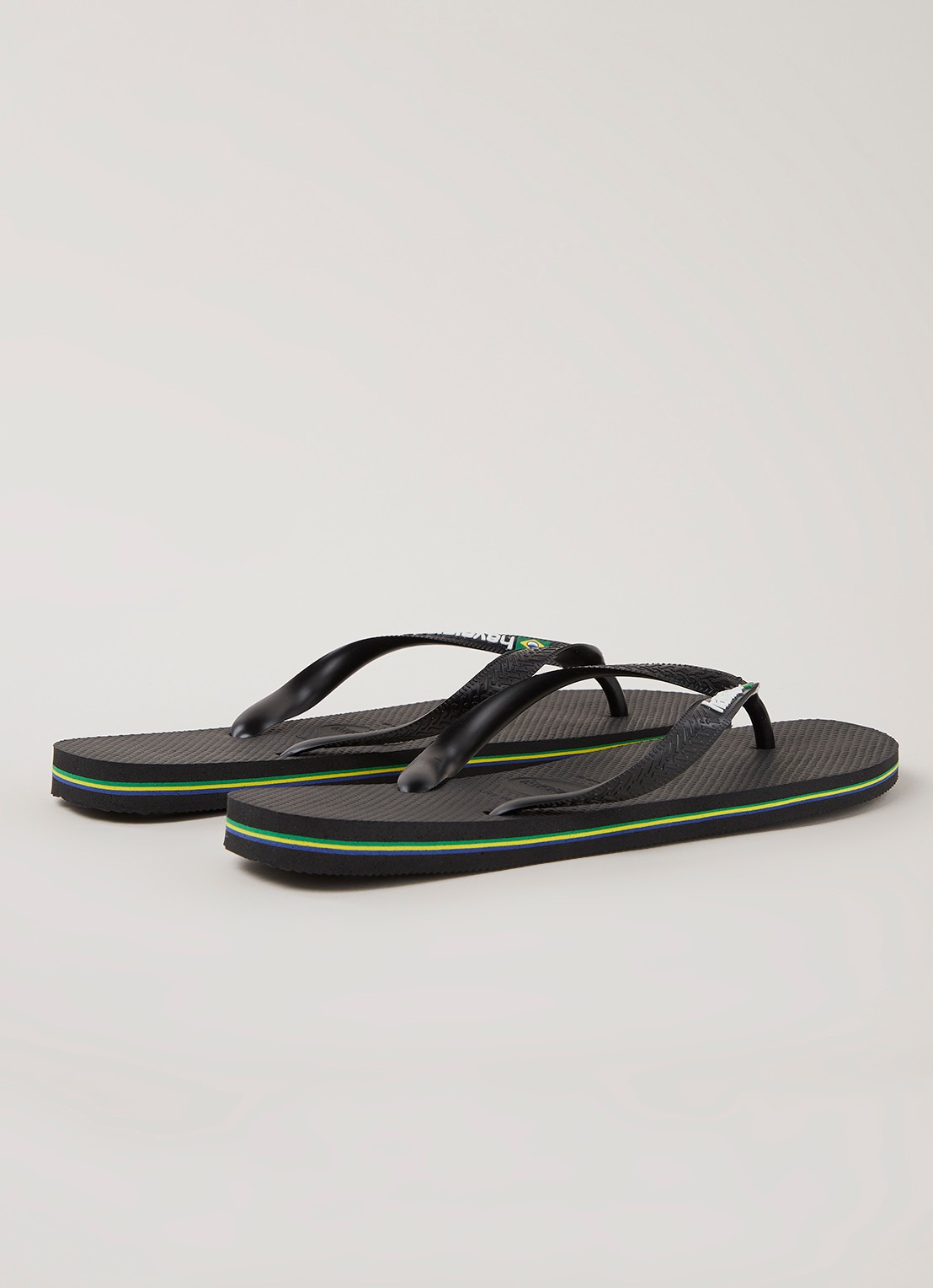 Havaianas Brasil slipper met logo - detail 3 zwart
