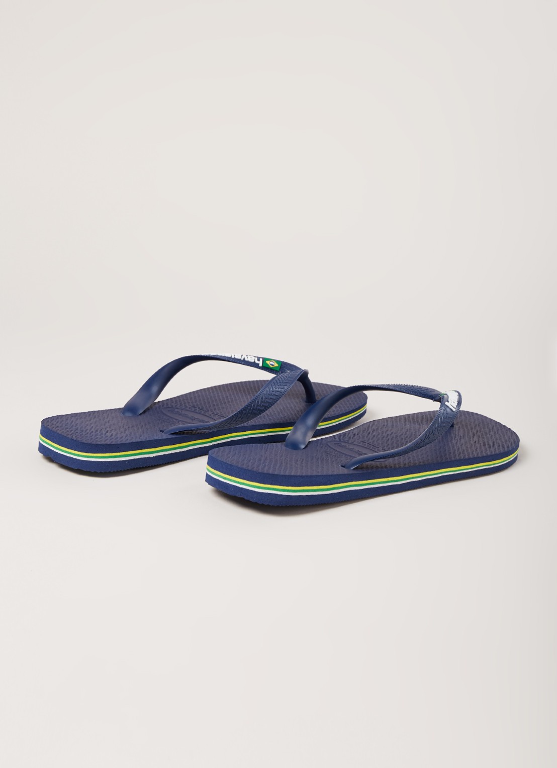 Havaianas Brasil slipper met logo - detail 3 donkerblauw