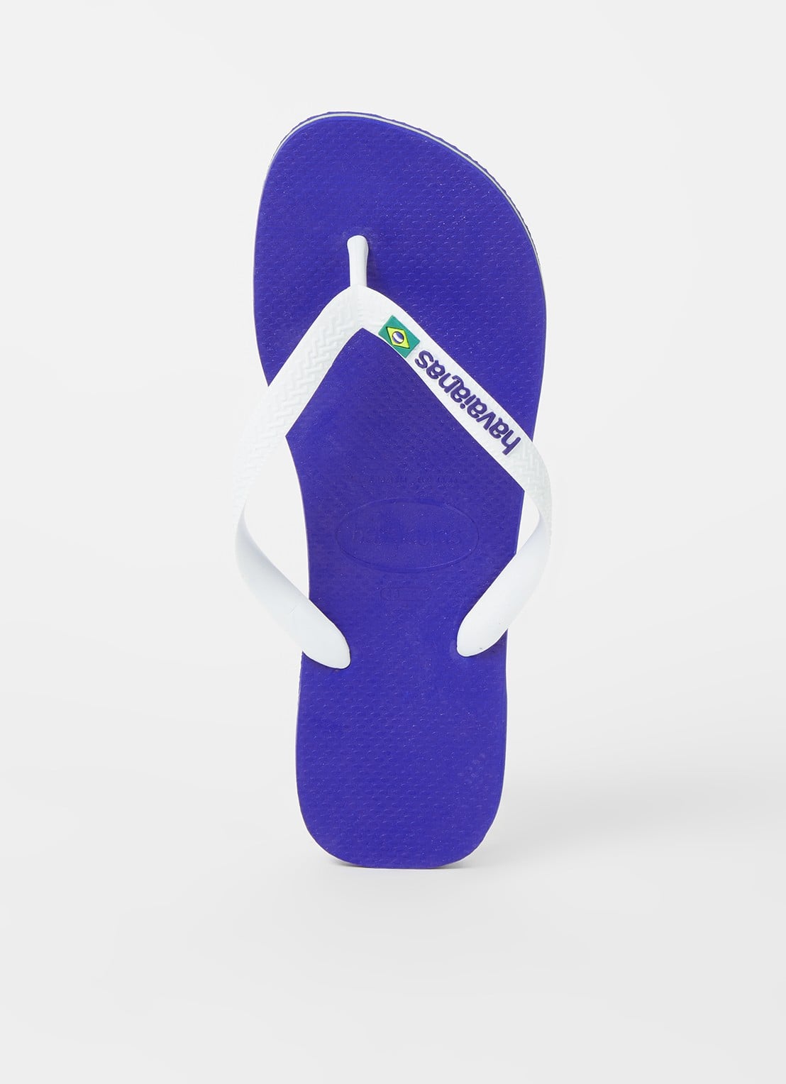 Havaianas Brasil slipper met logo - voorkant 3 paars
