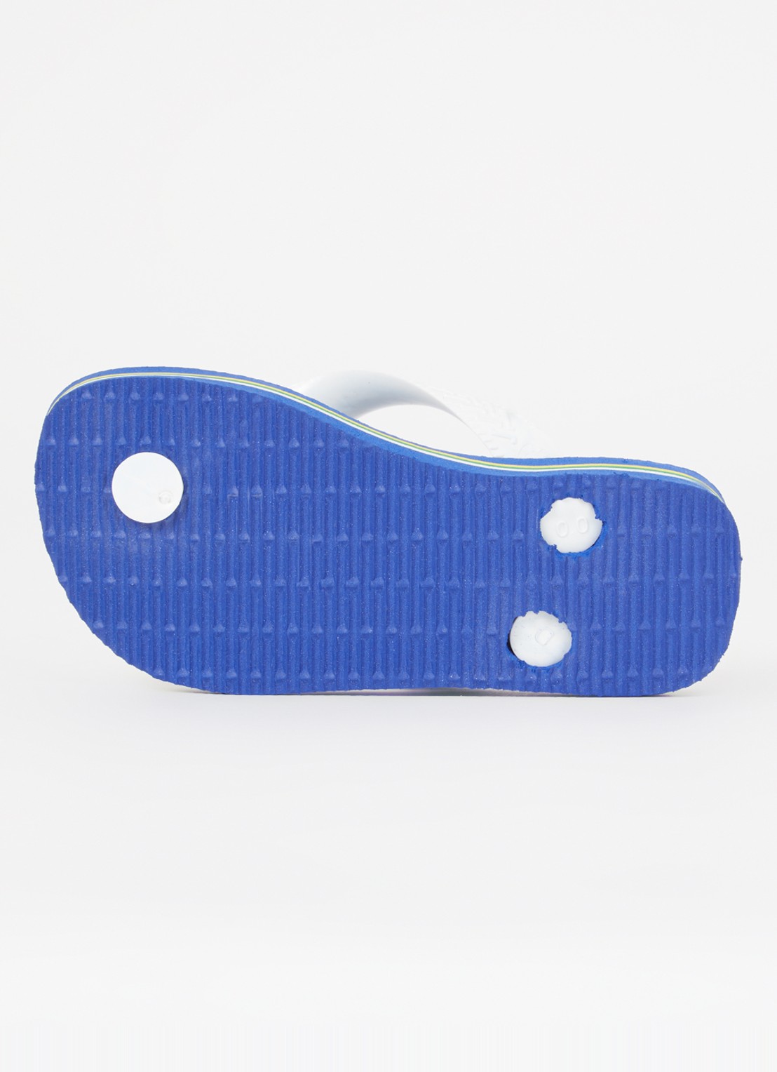 Havaianas Brasil slipper met logo - detail kobaltblauw