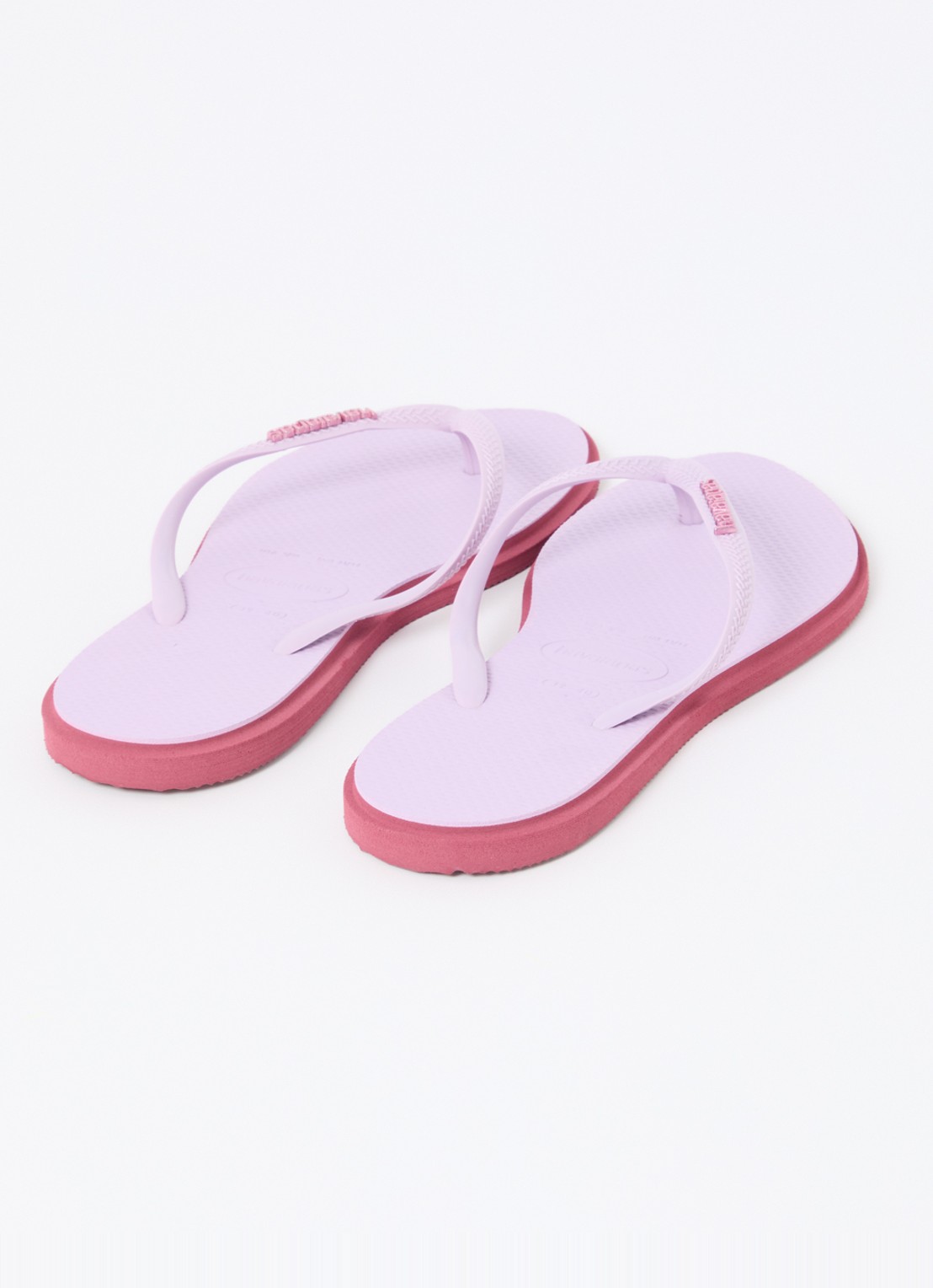 Havaianas Slim Point slipper met logo - achterkant 4 lichtpaars