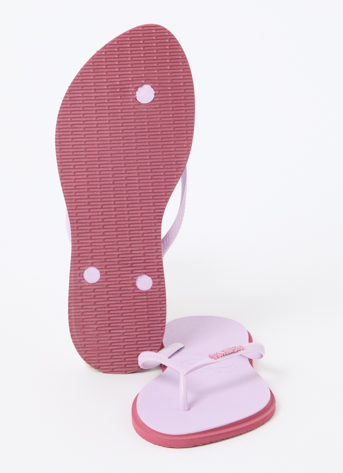 Havaianas Slim Point slipper met logo - detail 3 lichtpaars