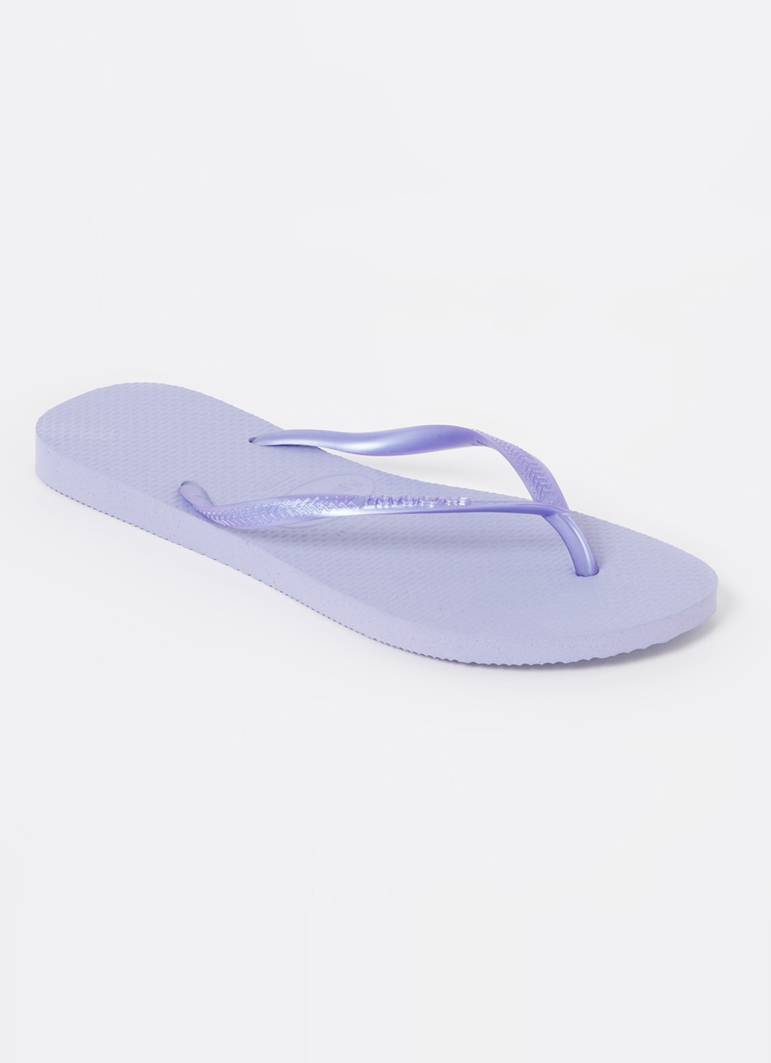 Havaianas Slim slipper met logo - voorkant 4 lila