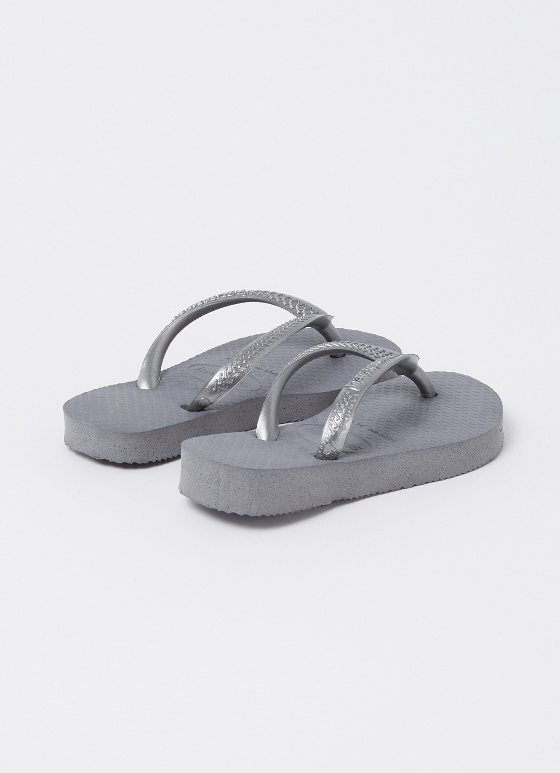 Havaianas Slim slipper met logo - detail 3 grijs