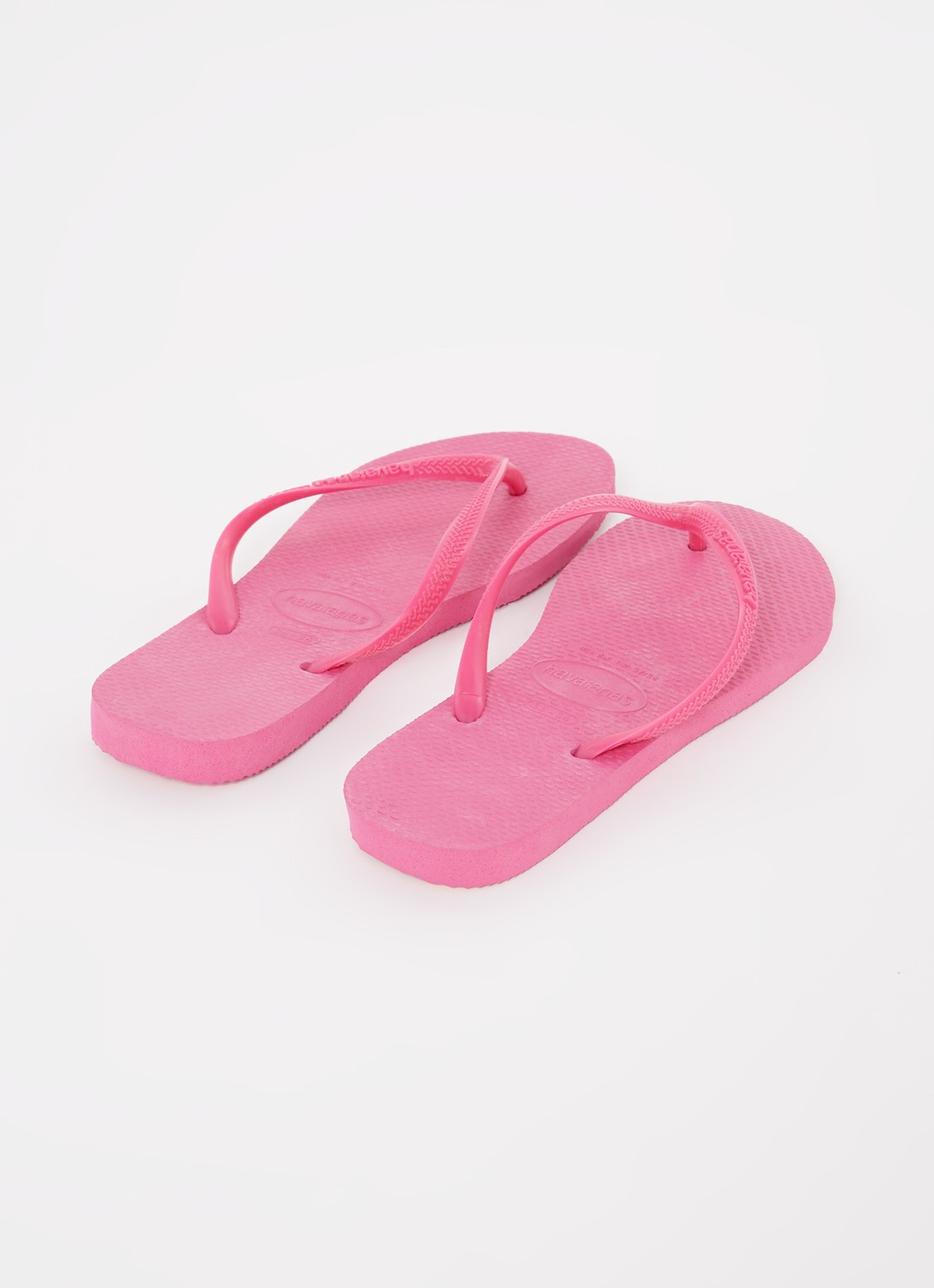 Havaianas Slim slipper met logo - detail 3 roze