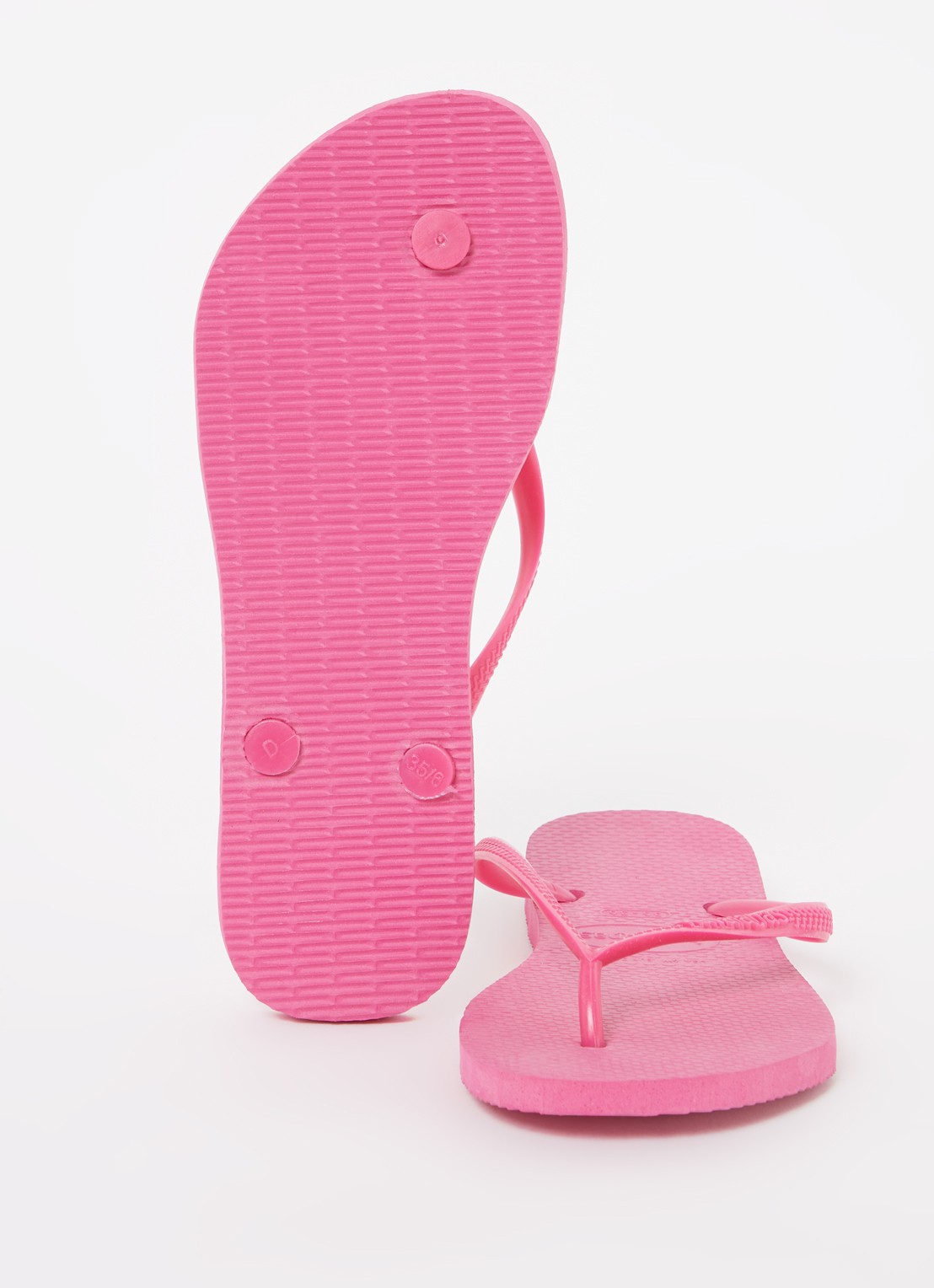 Havaianas Slim slipper met logo - detail 4 roze