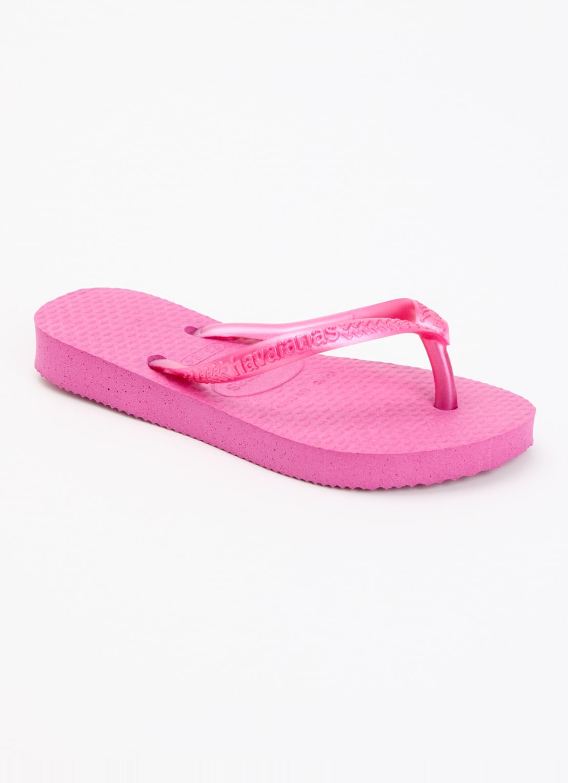 Havaianas Slipper met logo - voorkant 4 fuchsia