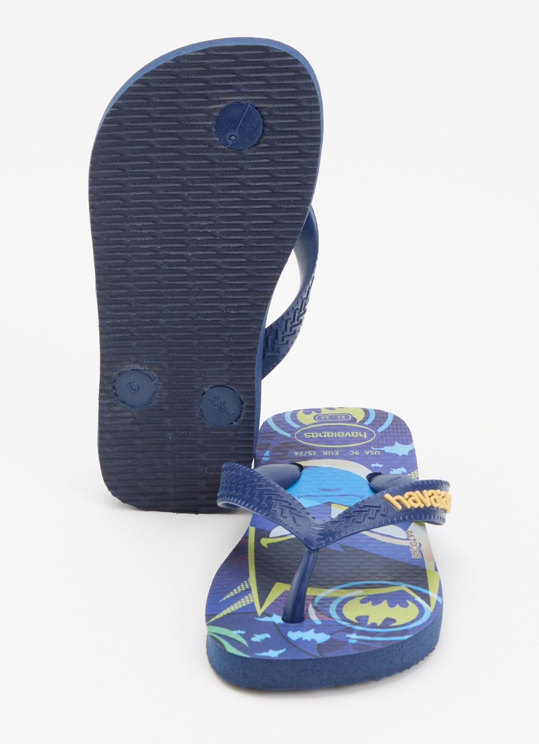 Havaianas Slippers met print en logo  - detail 2 donkerblauw