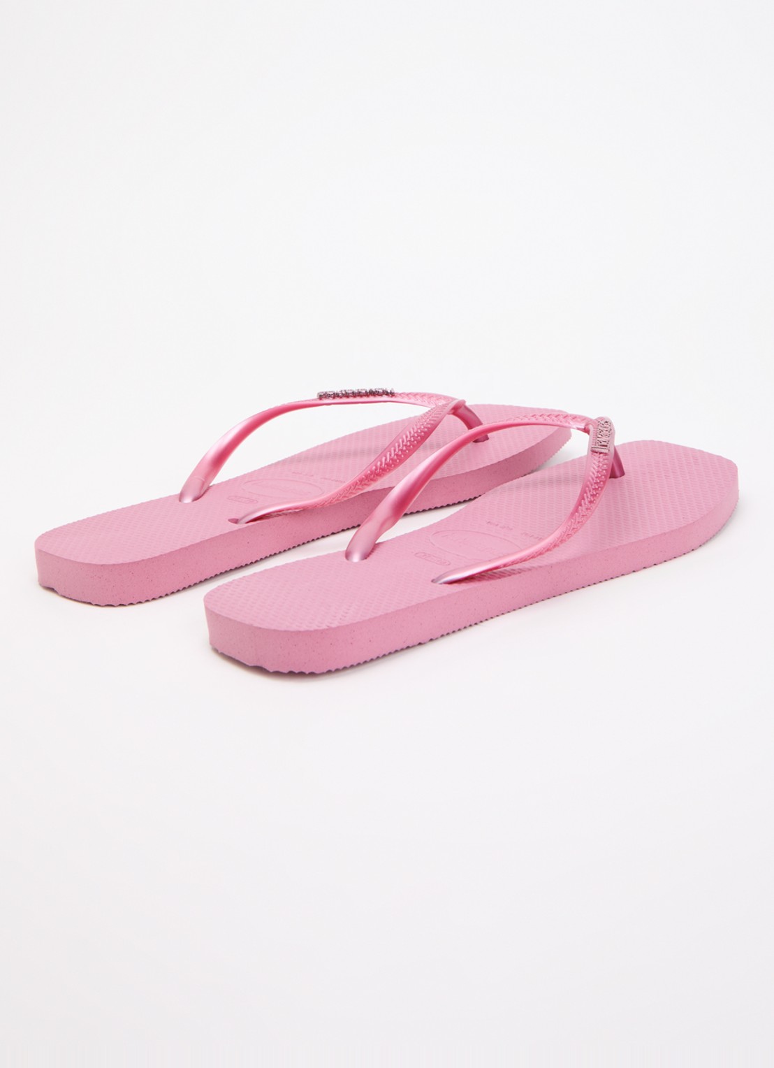 Havaianas Square slipper met logo - achterkant 3 oudroze