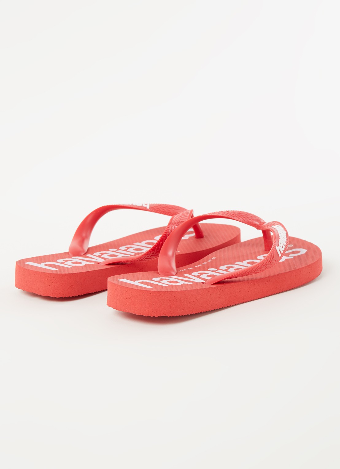 Havaianas Top Logomania slipper - detail steenrood