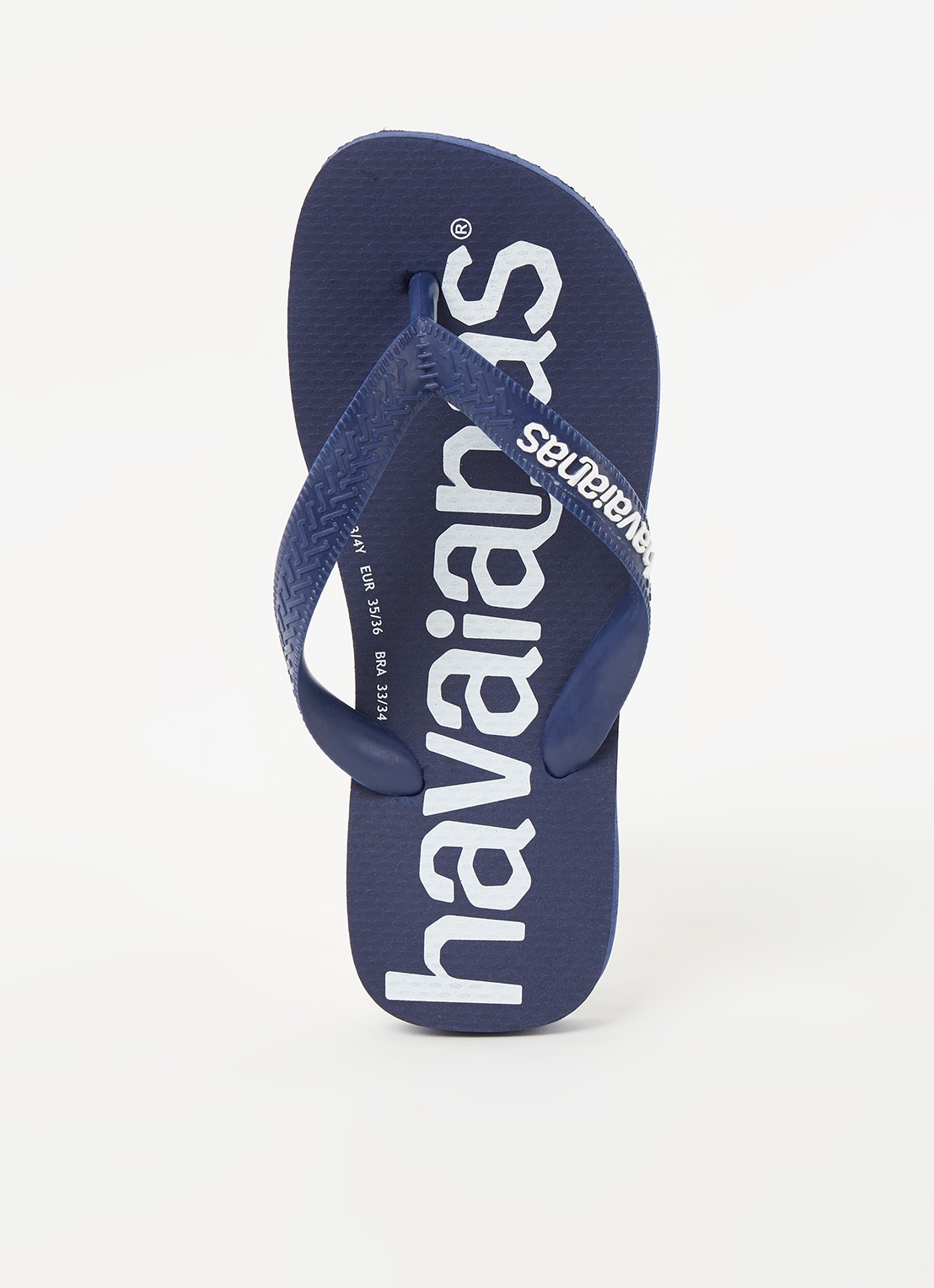 Havaianas Top Logomania slipper - voorkant blauw