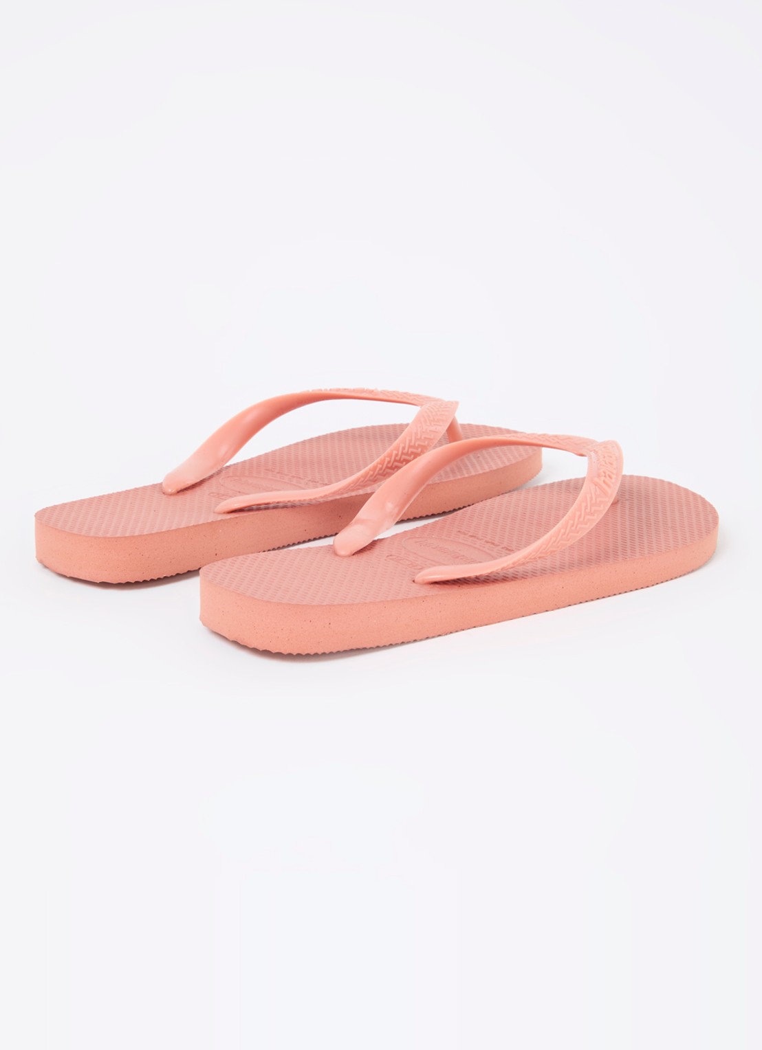 Havaianas Top Senses slipper met logo - achterkant 3 abrikoos