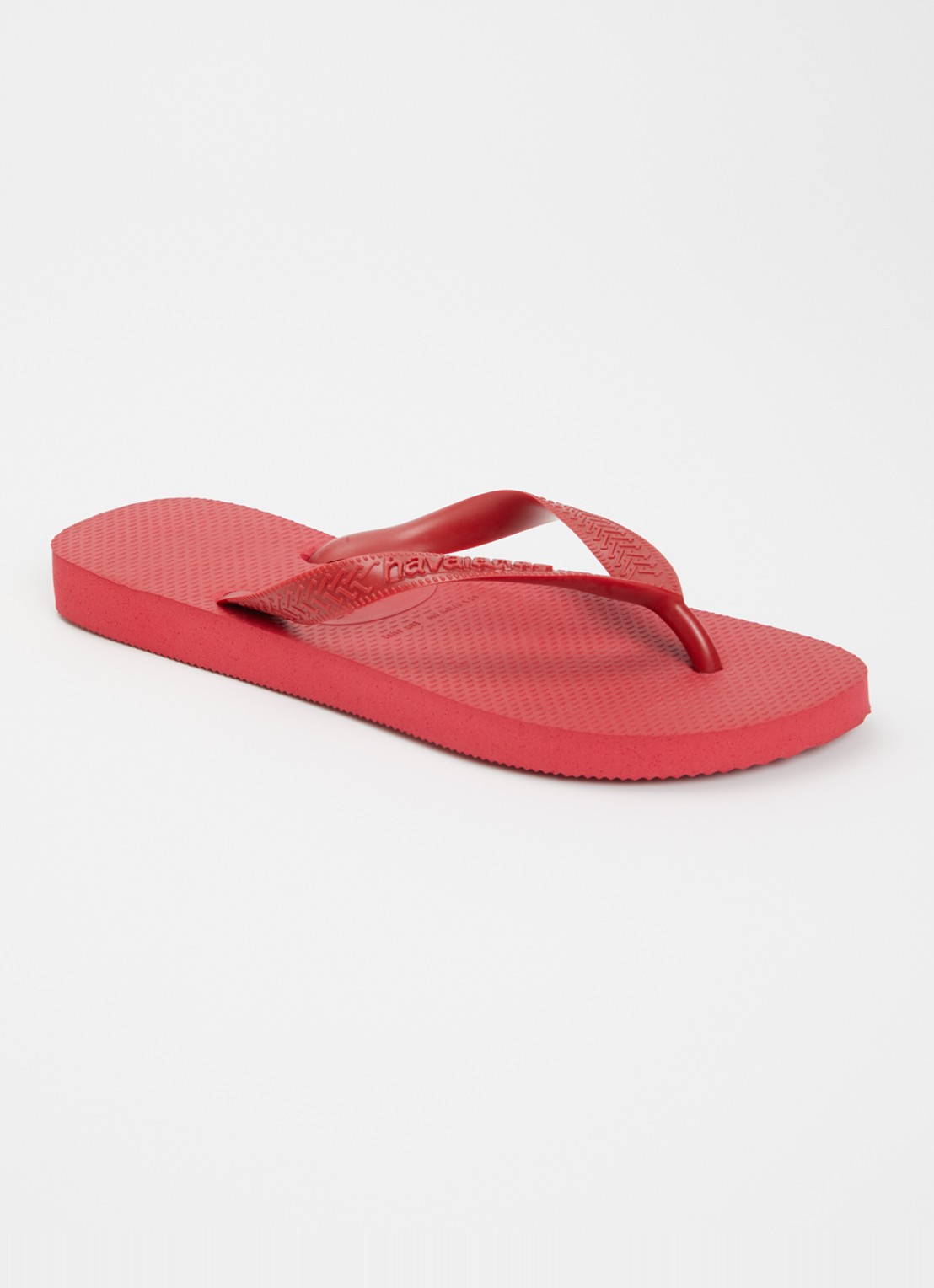 Havaianas Top slipper met logo - voorkant 3 rood
