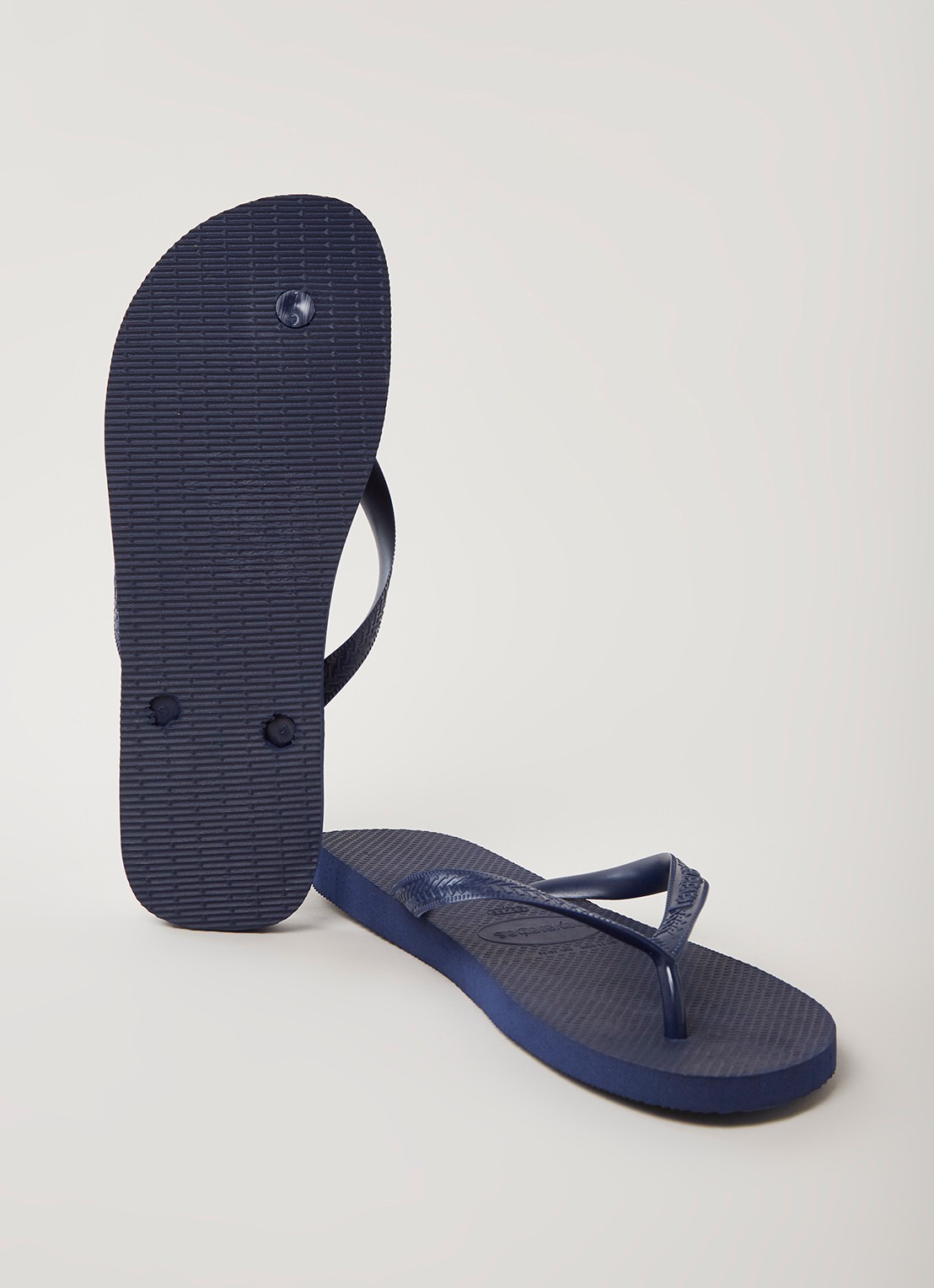 Havaianas Top slipper met logo - detail 2 donkerblauw