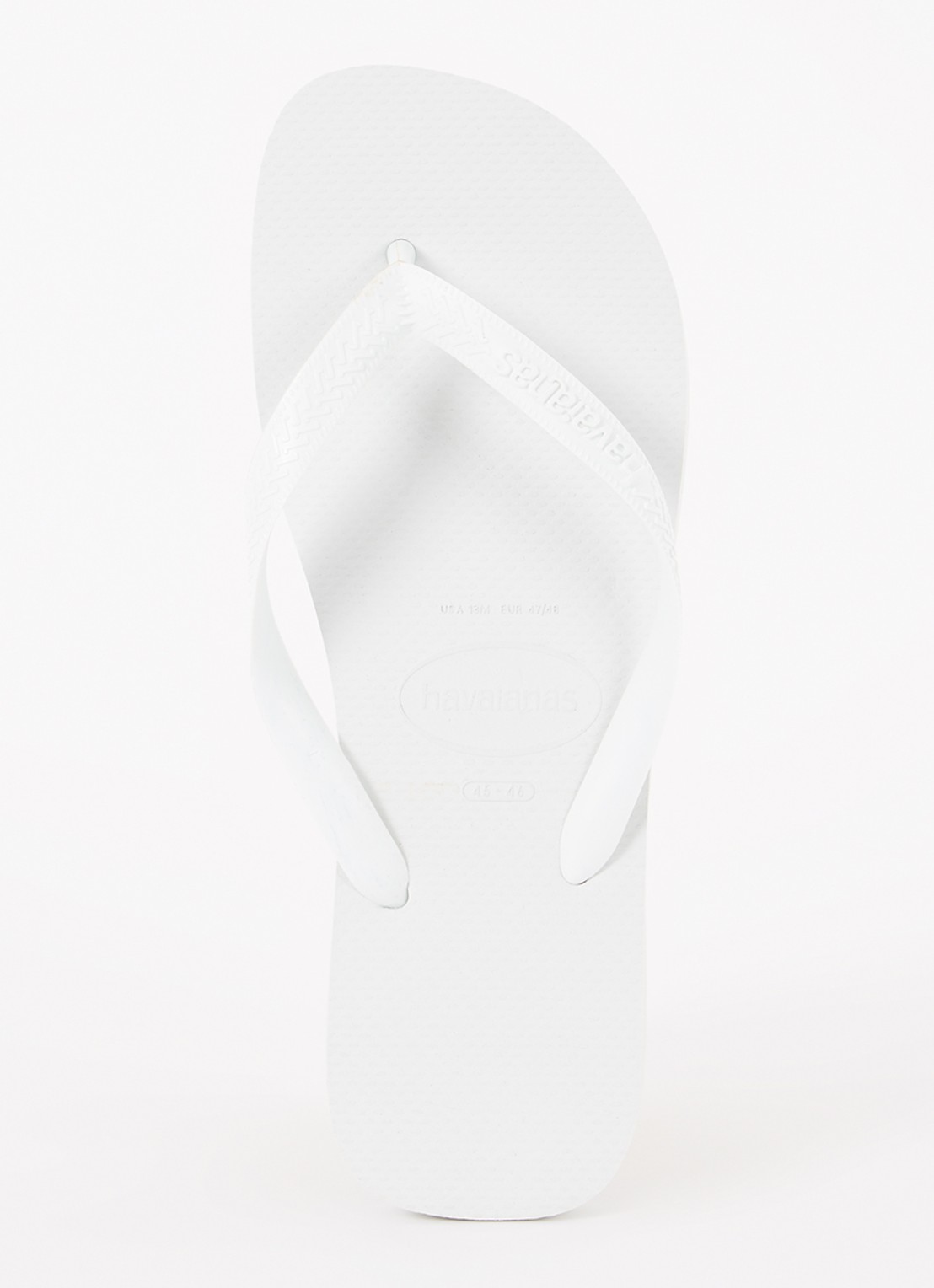 Havaianas Top slipper met logo - voorkant 3 gebroken wit