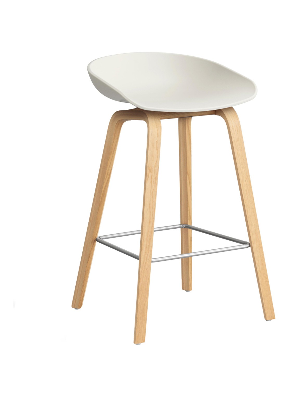 Hay AAS32 barkruk 65 cm  - voorkant wit