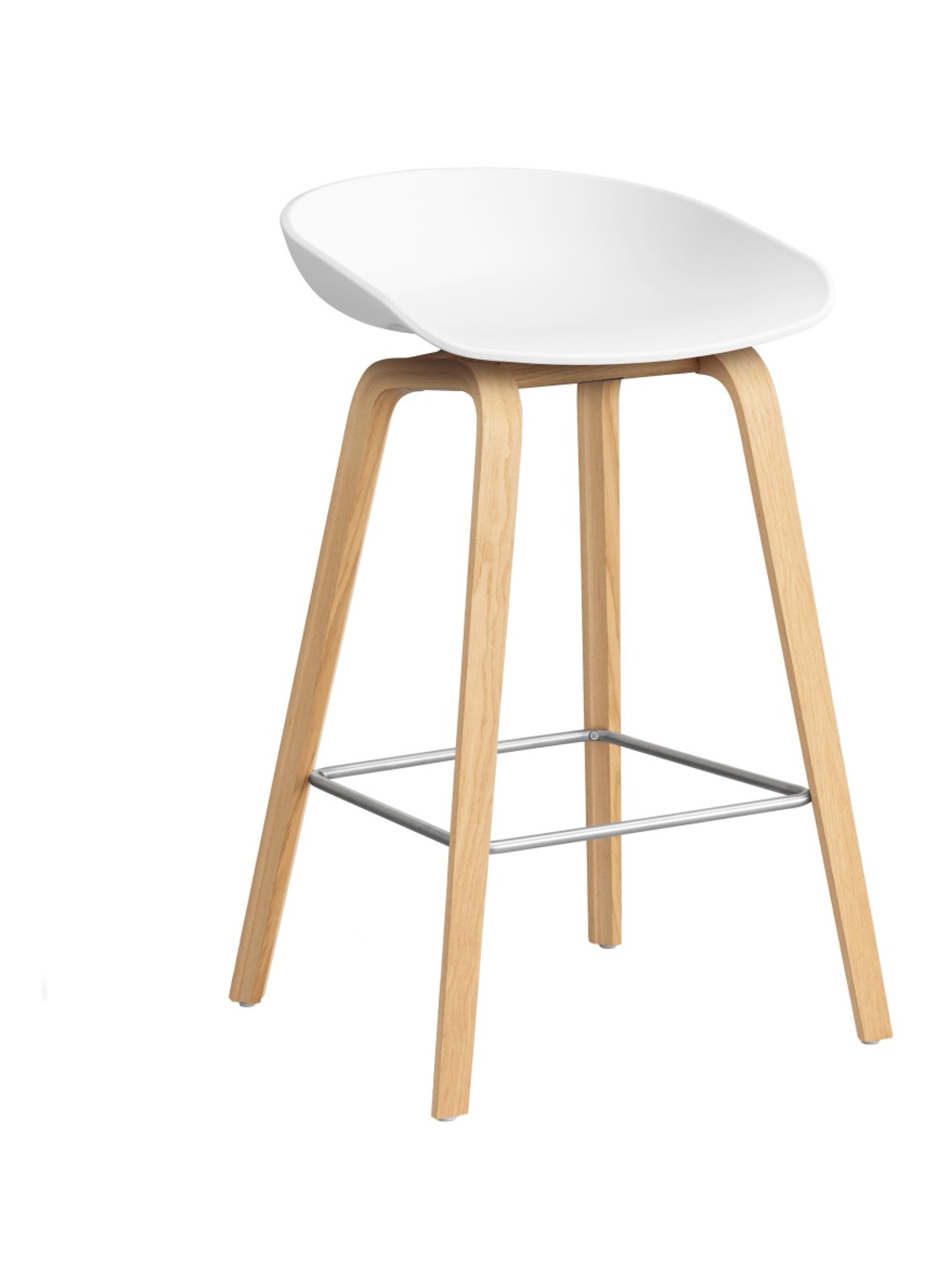 Hay AAS32 barkruk 65 cm  - voorkant wit