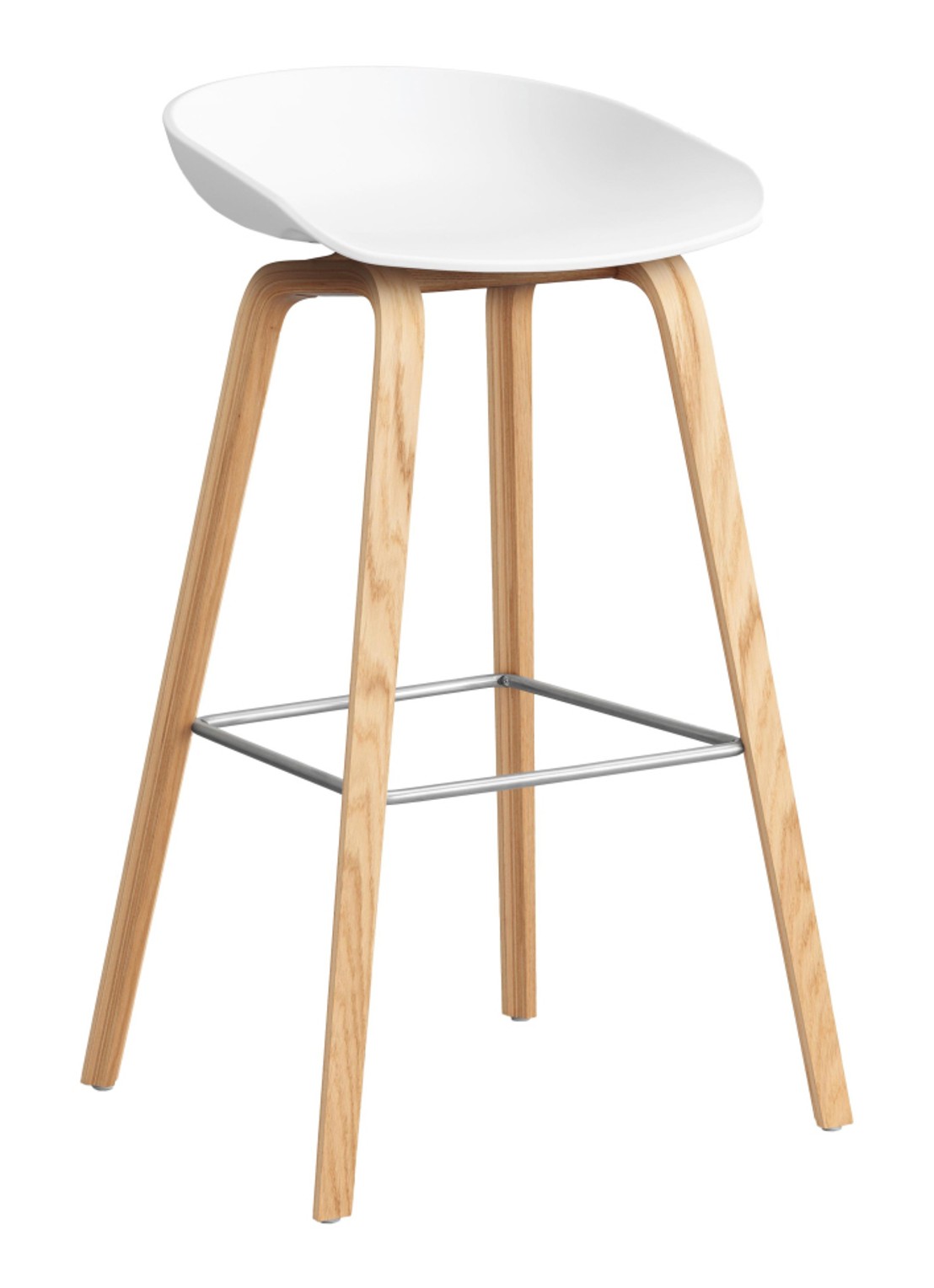 Hay AAS32 barkruk 75 cm - voorkant wit