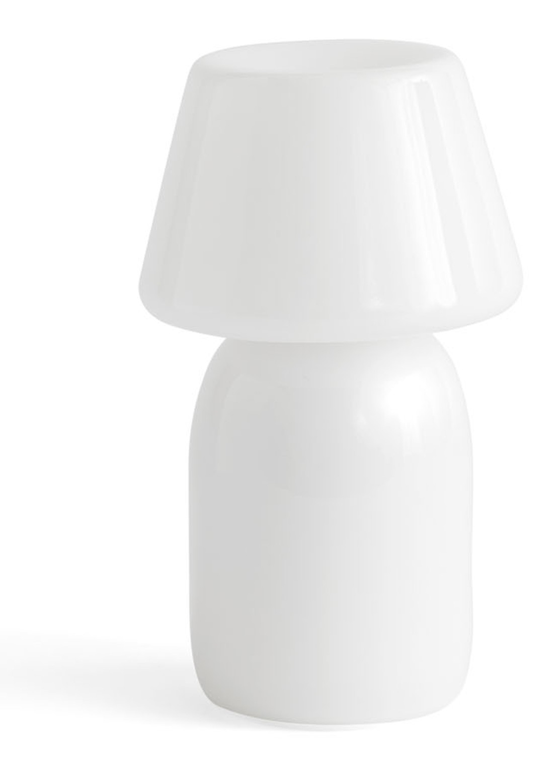 Hay Apollo draadloze tafellamp 22 x Ø12,5 cm - voorkant 4 wit