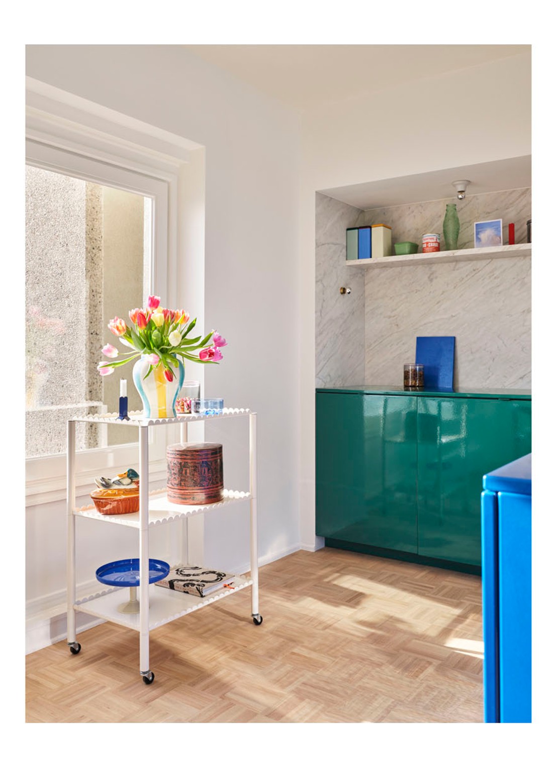 Hay Arcs Trolley kast 44 x 63 cm - voorkant 2 ivoor