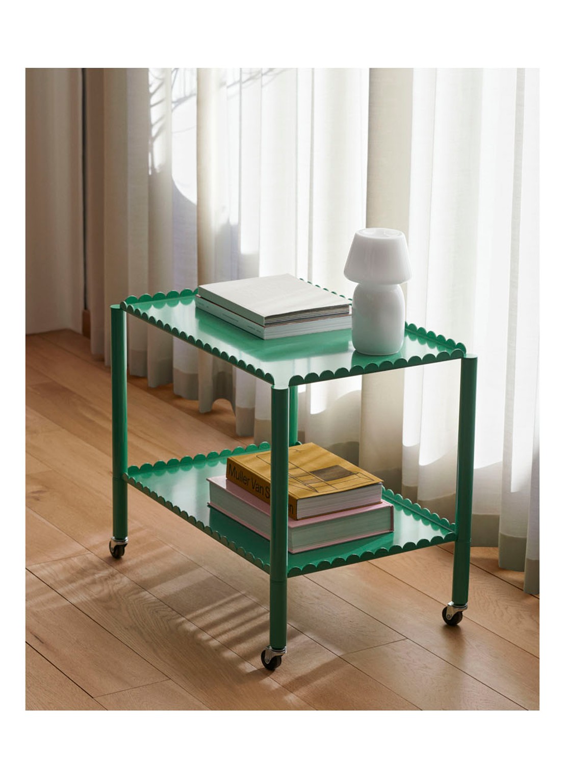 Hay Arcs Trolley kast 63 x 44 cm - detail groen