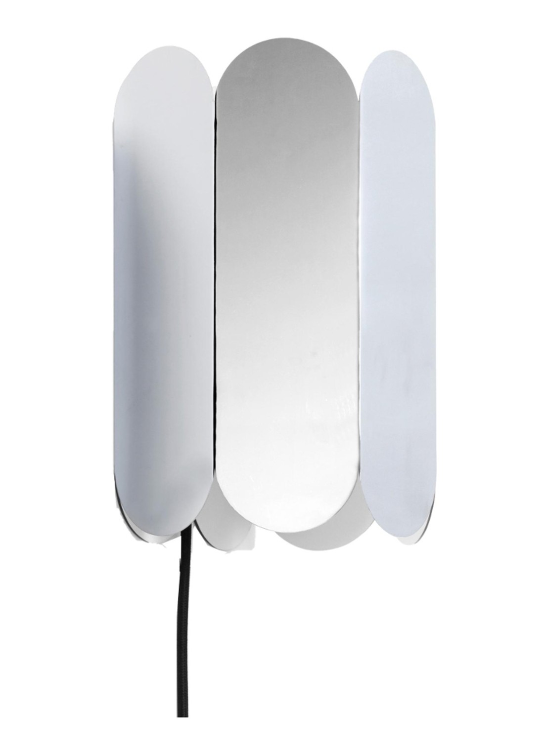 Hay Arcs wandlamp met stekker - voorkant wit