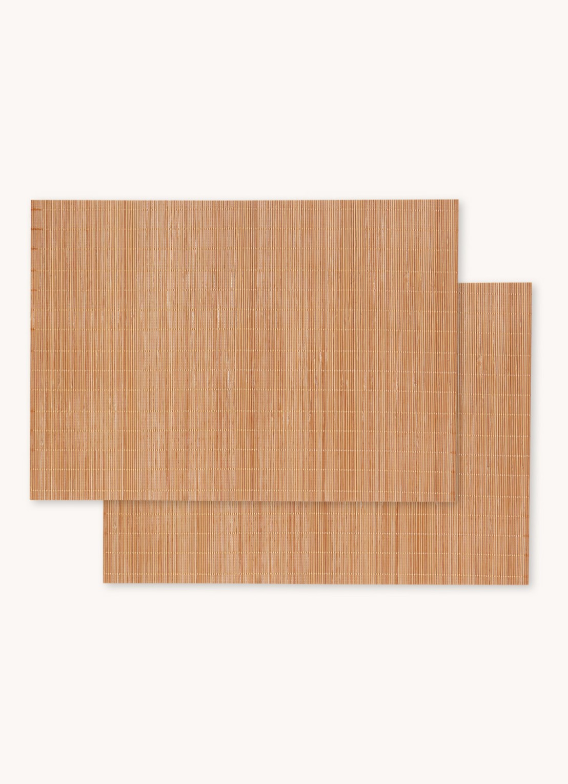 Hay Bamboo placemat 31 x 44 cm set van 2 - voorkant 3 camel