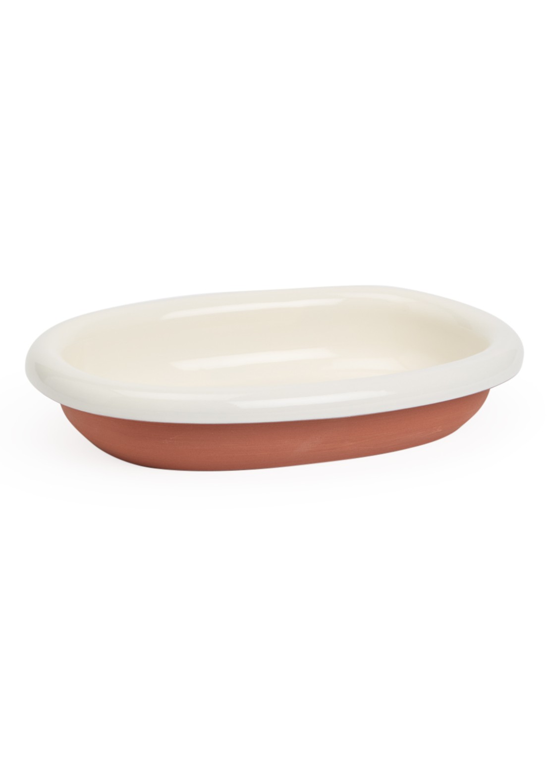 Hay Barro oval small serveerschaal  - voorkant gebroken wit