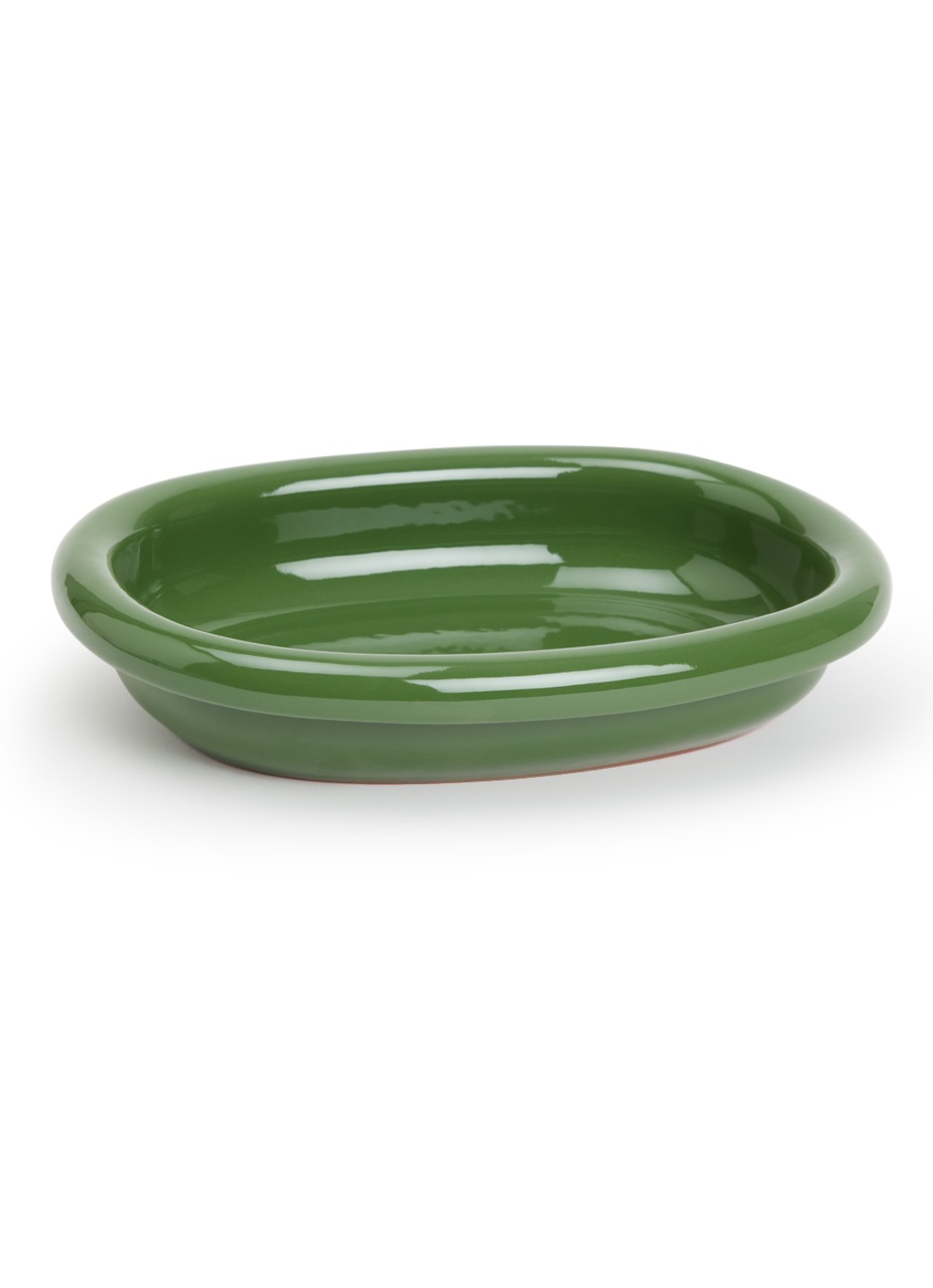 Hay Barro oval small serveerschaal  - voorkant groen