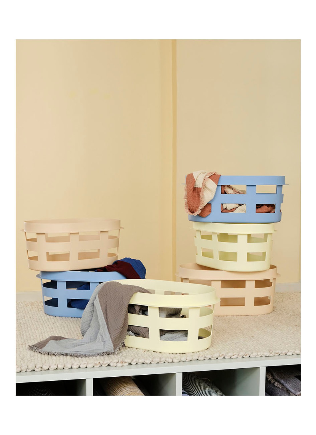 Hay Basket S wasmand 57,5 x 37,5 cm - detail 2 beige