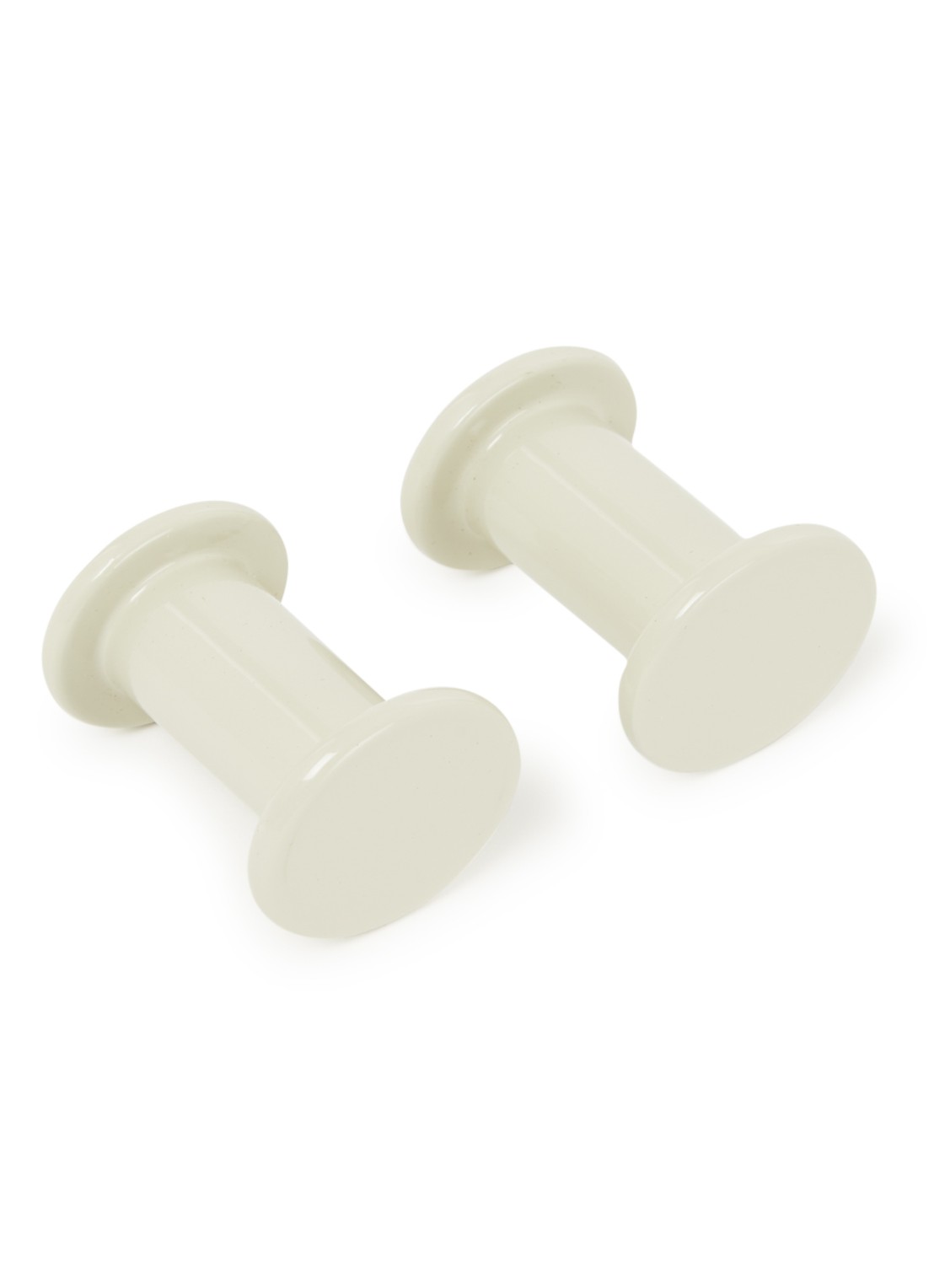 Hay Bolt Hook wandhaak set van 2 - voorkant lichtgrijs