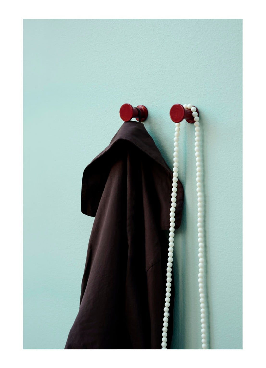 Hay Bolt Hook wandhaak set van 2 - voorkant 2 rood