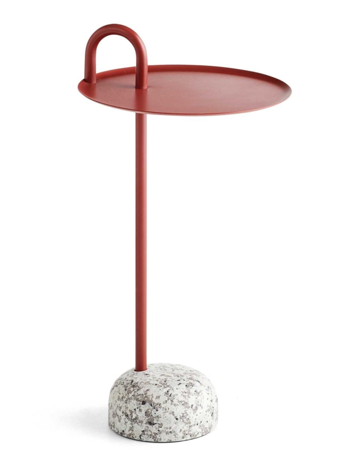 Hay Bowler bijzettafel 70,5 x 36 cm - voorkant rood