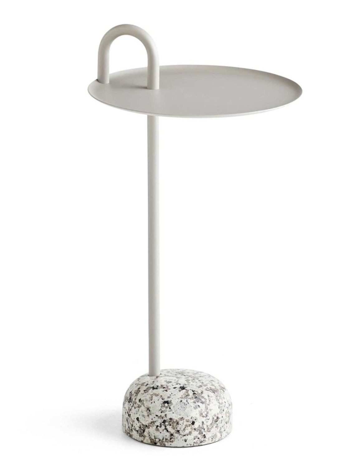 Hay Bowler bijzettafel 70,5 x 36 cm - voorkant beige
