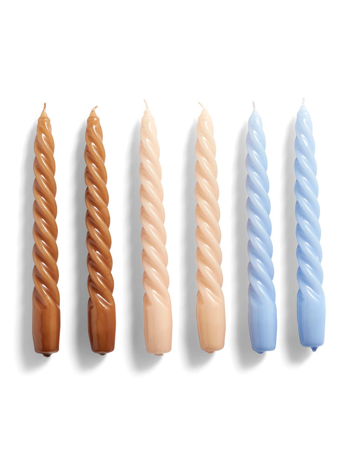 Hay Candle Twist kaars set van 6 - voorkant 4 undefined