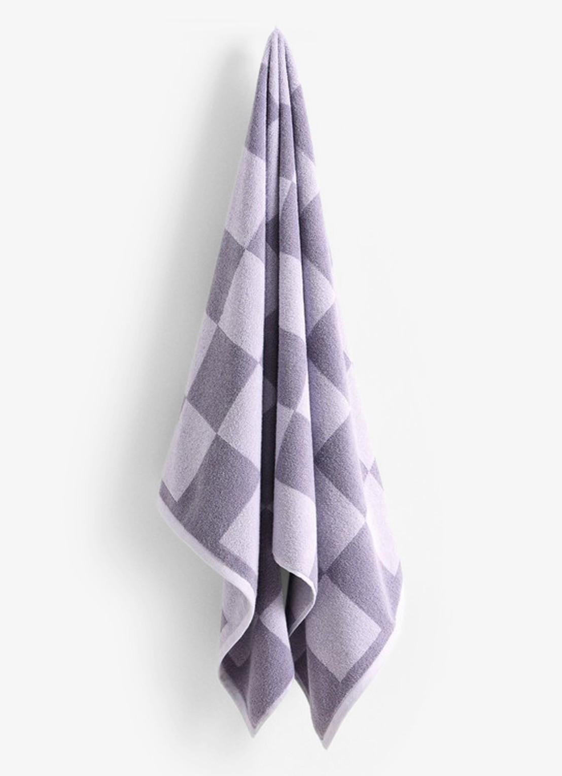Hay Check badlaken 70 x 136 cm - voorkant 3 lavendel