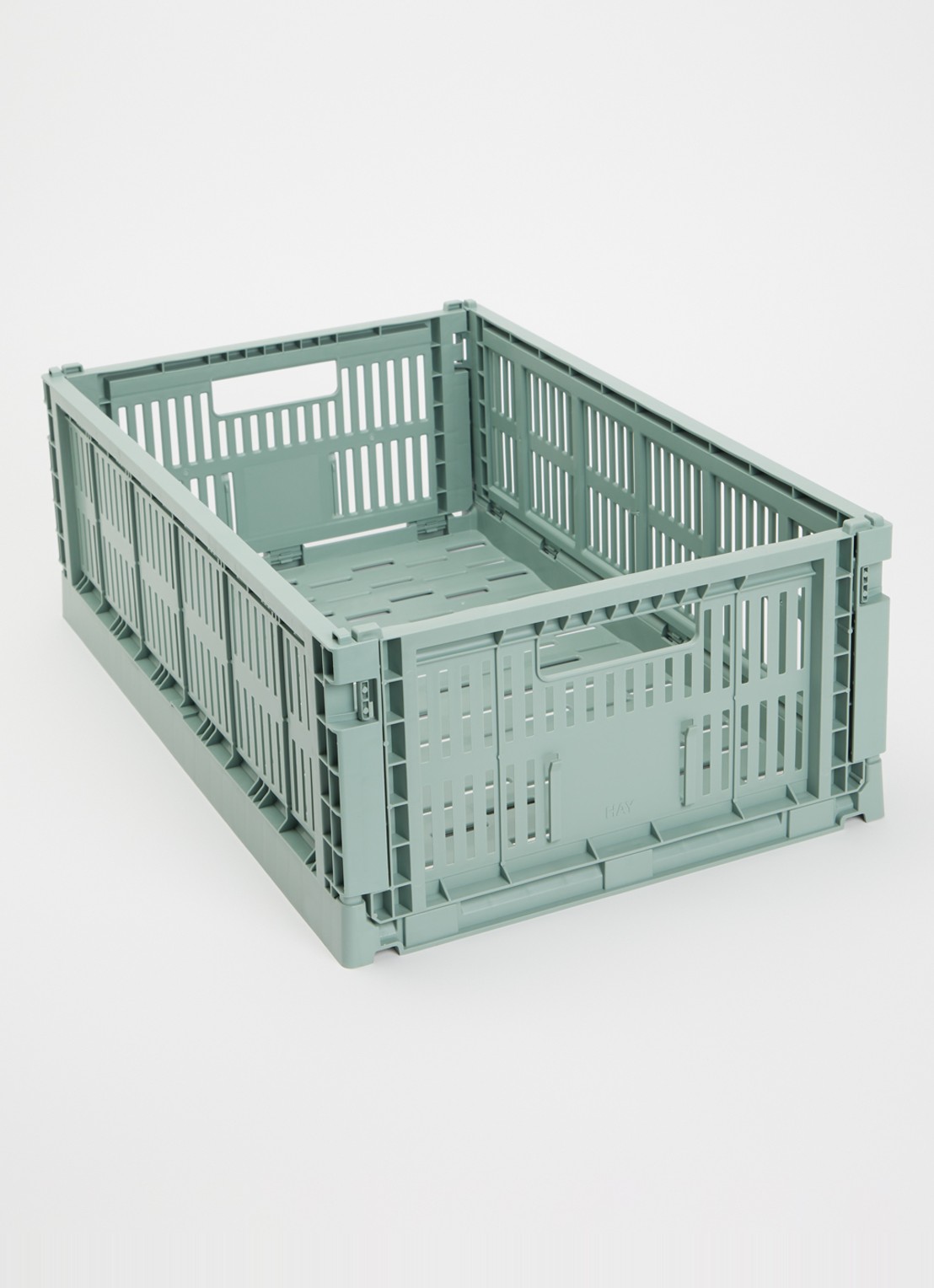 Hay Colour Crate L vouwkrat - voorkant 2 lichtgroen