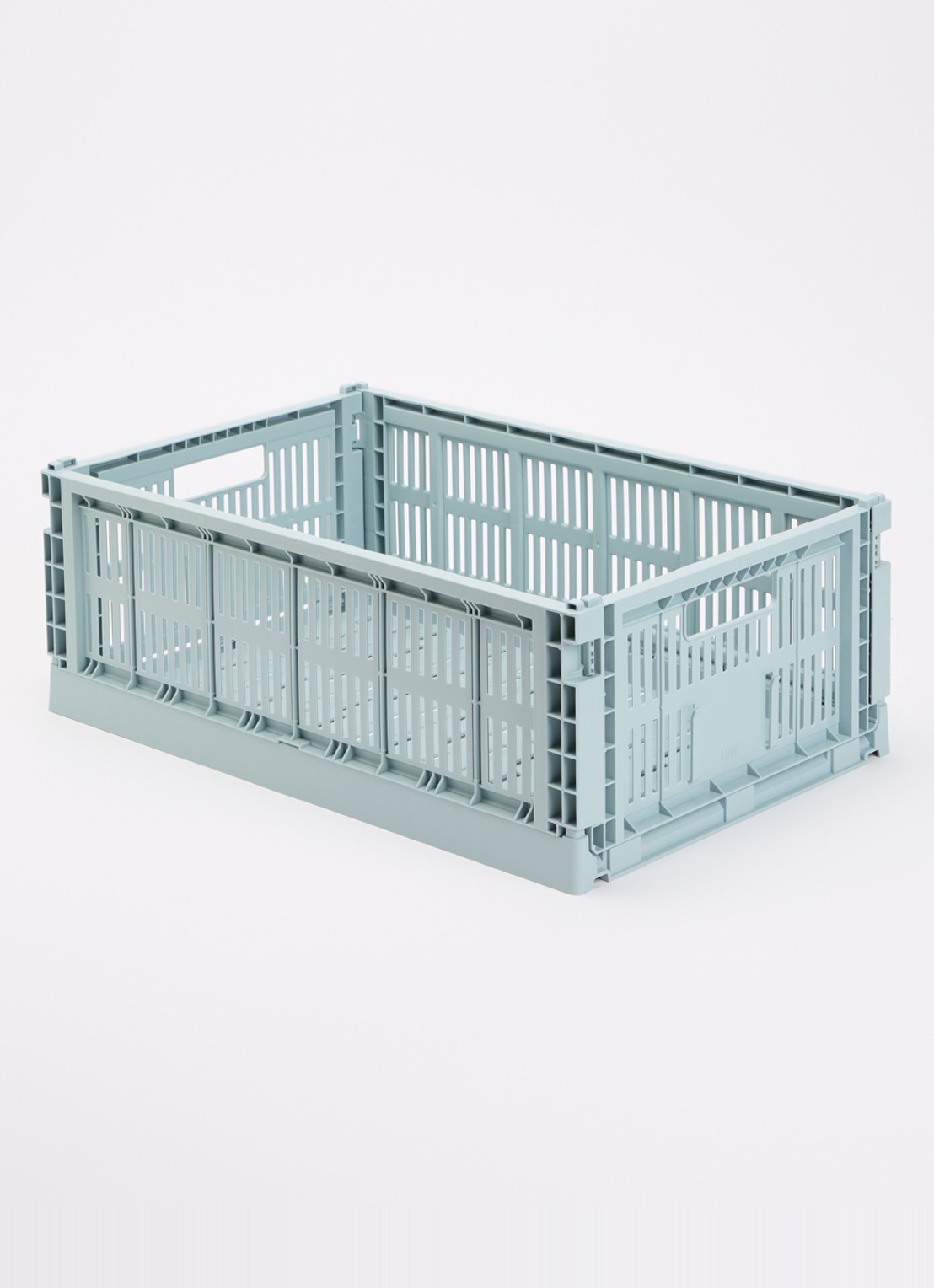 Hay Colour Crate L vouwkrat - voorkant 2 lichtblauw