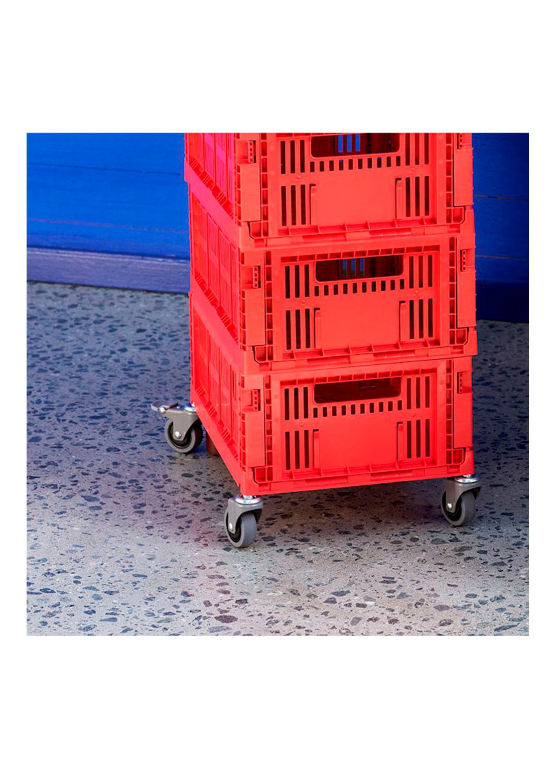 Hay Colour Crate L wielen set van 4 - detail 3 grijs