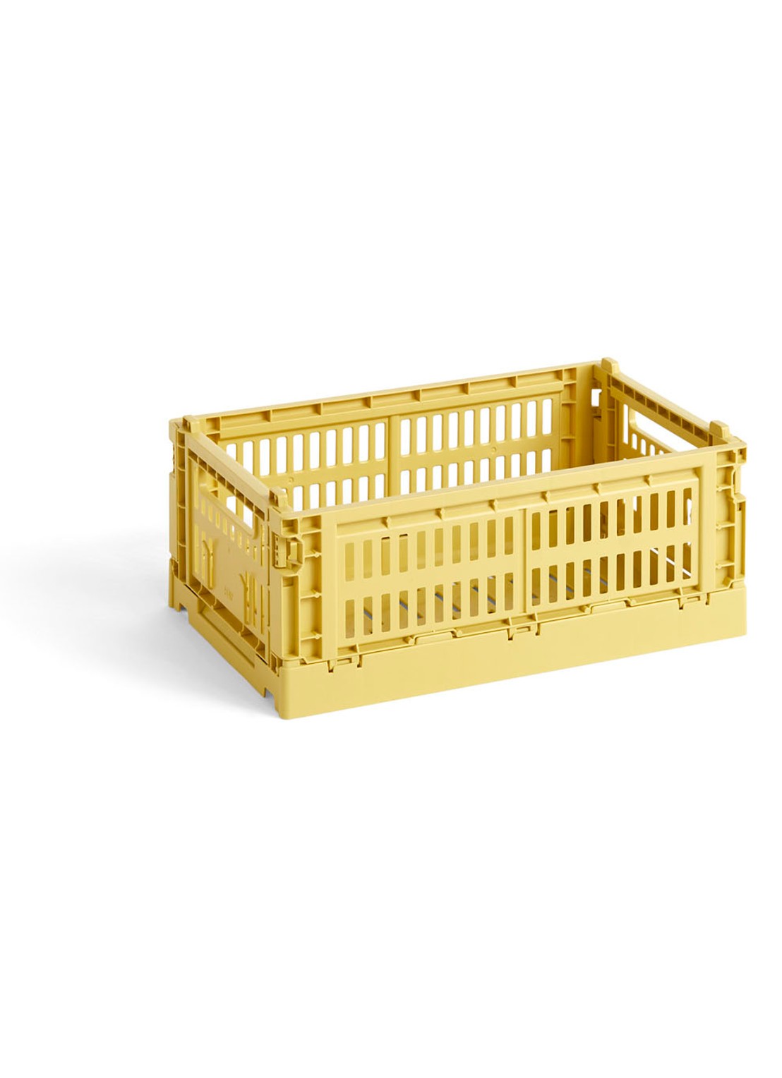 Hay Colour Crate S vouwkrat - voorkant geel