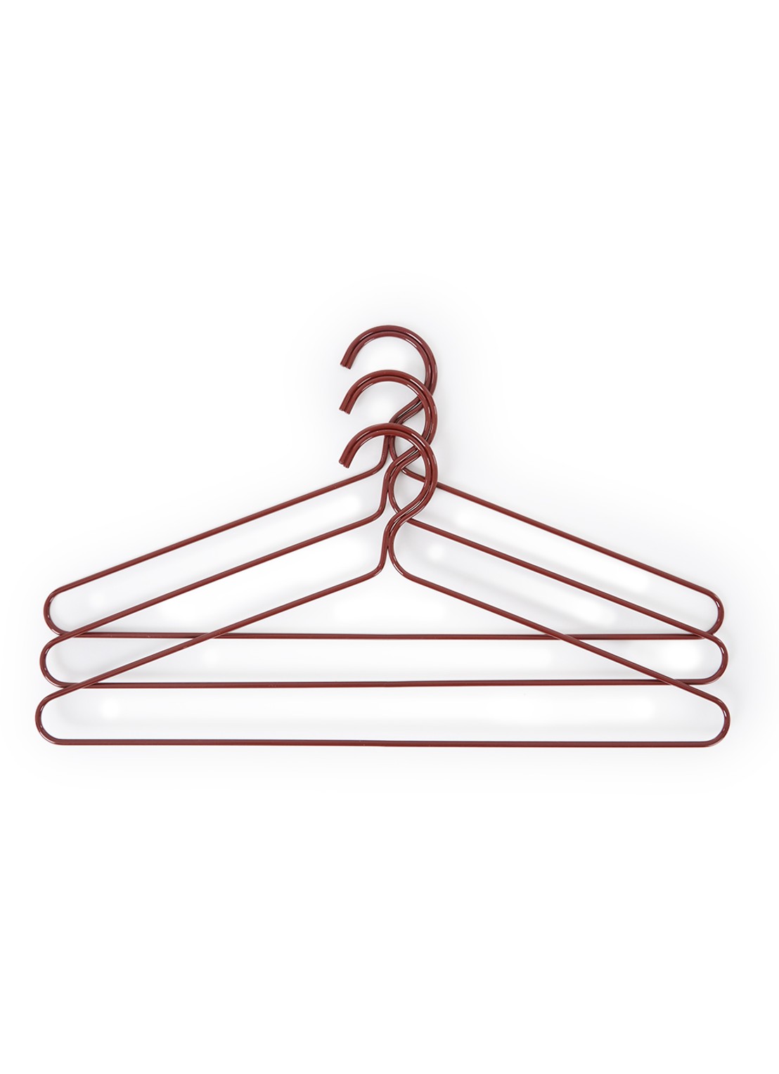 Hay Colour kledinghanger set van 3 - voorkant donkerrood