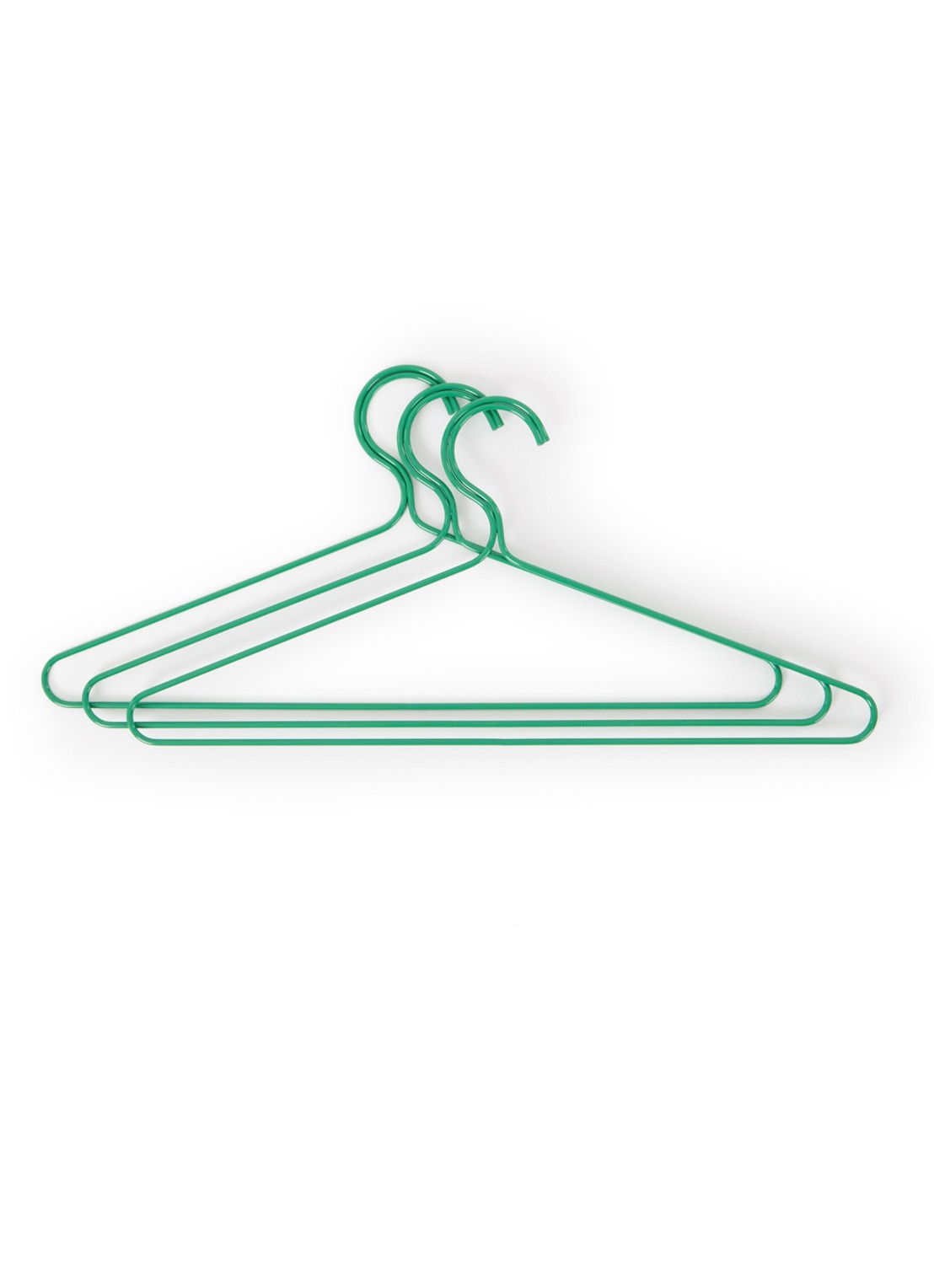 Hay Colour kledinghanger set van 3 - voorkant groen