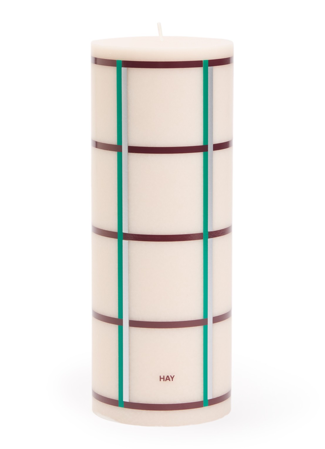 Hay Column L kaars 25 cm - voorkant creme