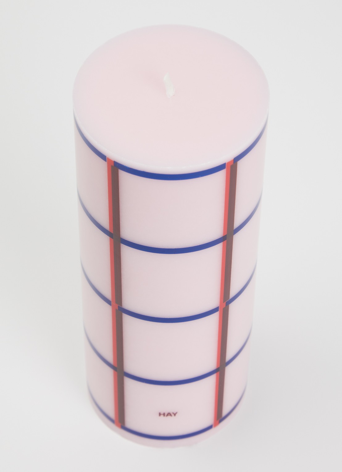 Hay Column M kaars 20 cm - voorkant 2 lichtroze