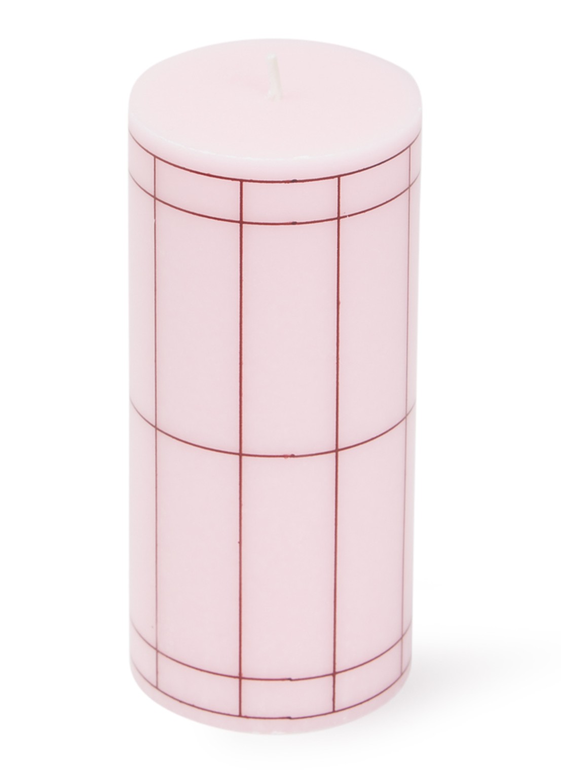 Hay Column Small kaars  - voorkant roze